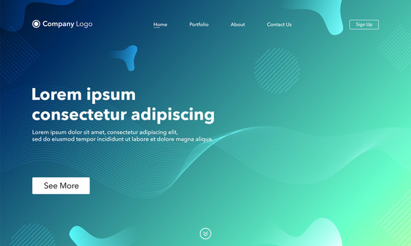Modern website preview 2