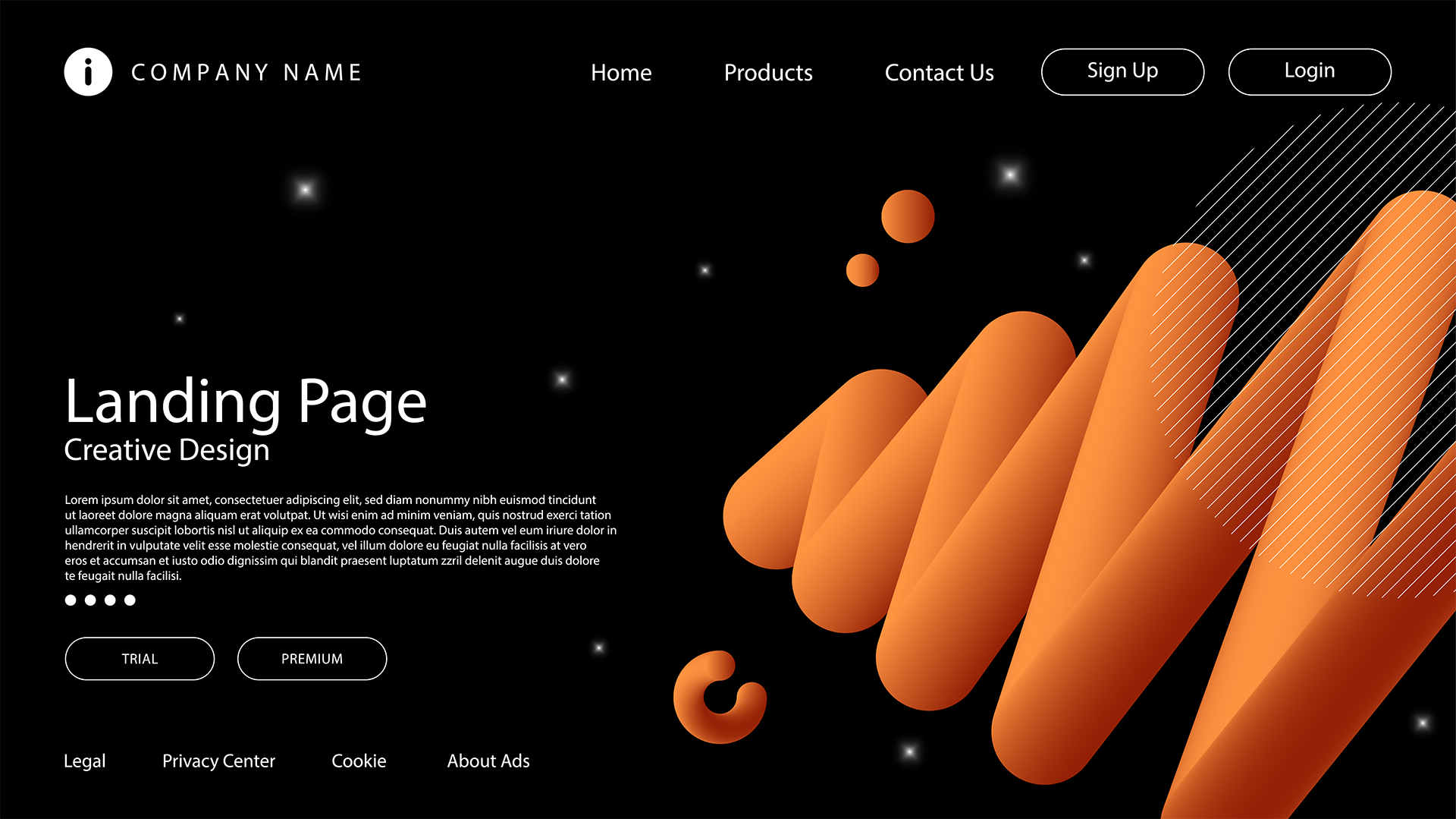 Modern website preview 5